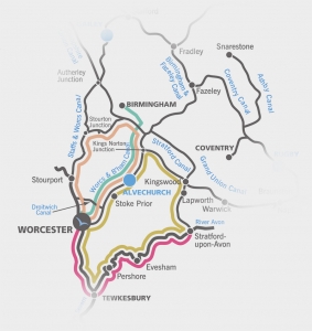 Routes From Worcester