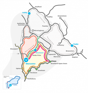 Worcester Marina Holiday Routes